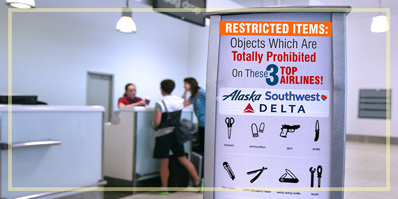 Restricted Items: Objects Which Are Totally Prohibited On These ‘3’ Top Airlines!