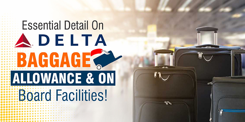 Essential Detail On Delta Baggage Allowance & On Board Facilities!