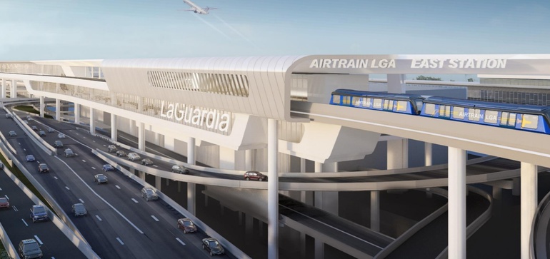 LaGuardia Airport connector train to NYC approved By New York governor!