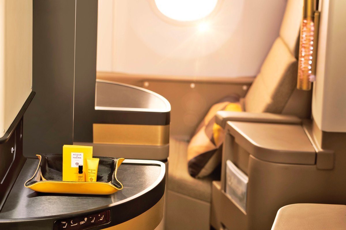 Etihad Has Introduced New Acqua Di Parma Amenity Kits!