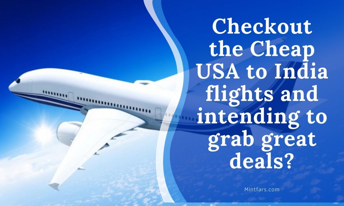 The Ultimate Guide to Availing of the USA to India Cheapest Flights