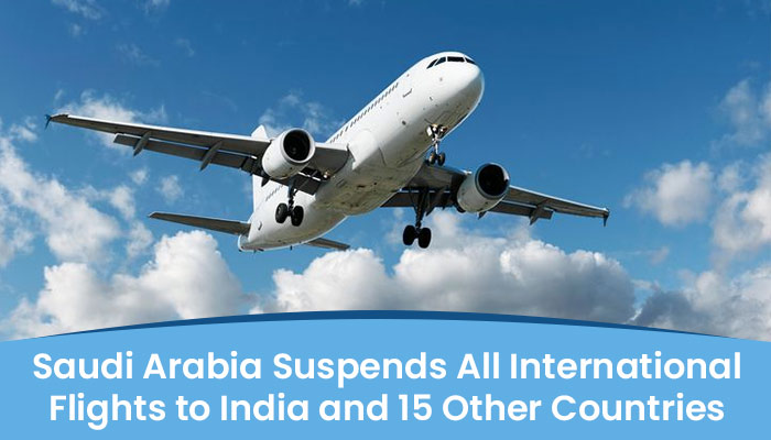 Saudi Arabia Suspends international flights