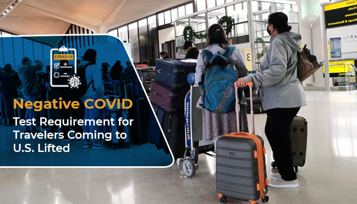 Negative COVID Test Report Required for All Travelers to the U.S
